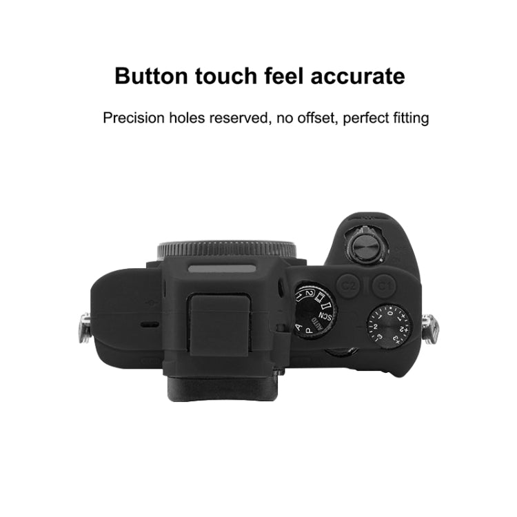 Funda protectora de silicona suave PULUZ para Sony ILCE-7MII / 7SMII / 7RMII, For Sony ILCE-7MII, For Sony A7