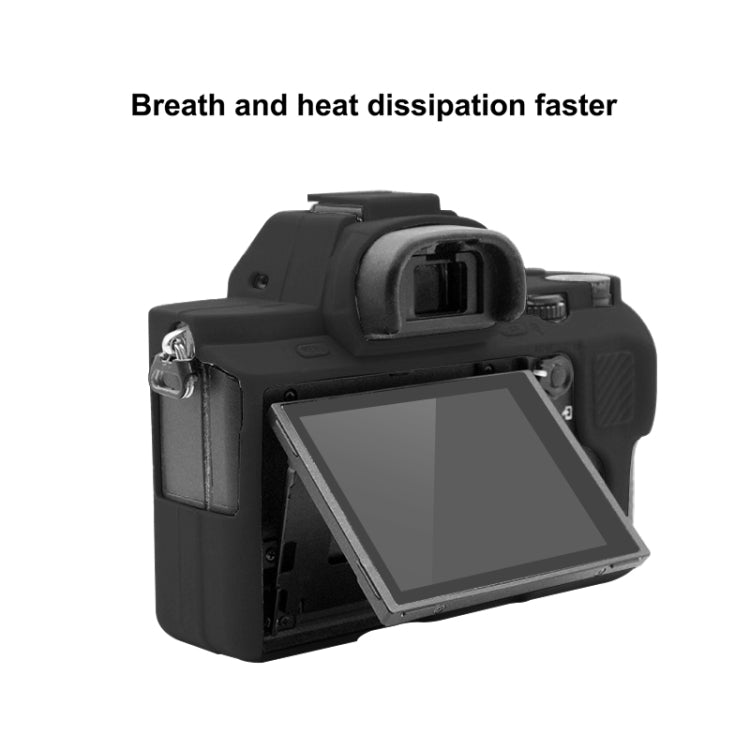 Funda protectora de silicona suave PULUZ para Sony ILCE-7MII / 7SMII / 7RMII, For Sony ILCE-7MII, For Sony A7