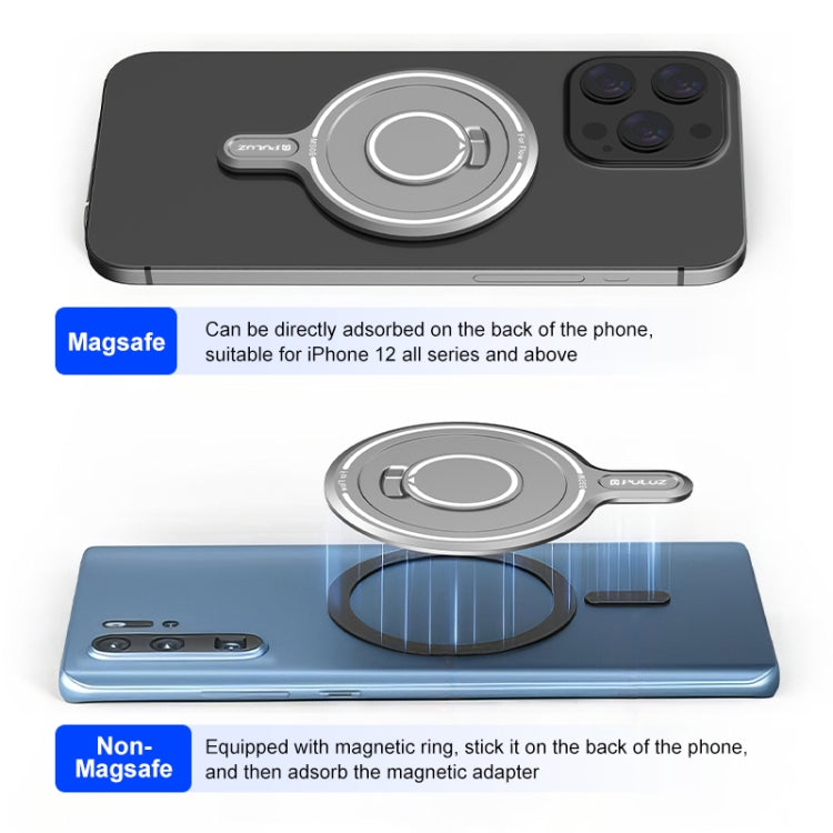 PULUZ para Insta360 Flow Gimbal Adaptador magnético MagSafe Soporte para teléfono