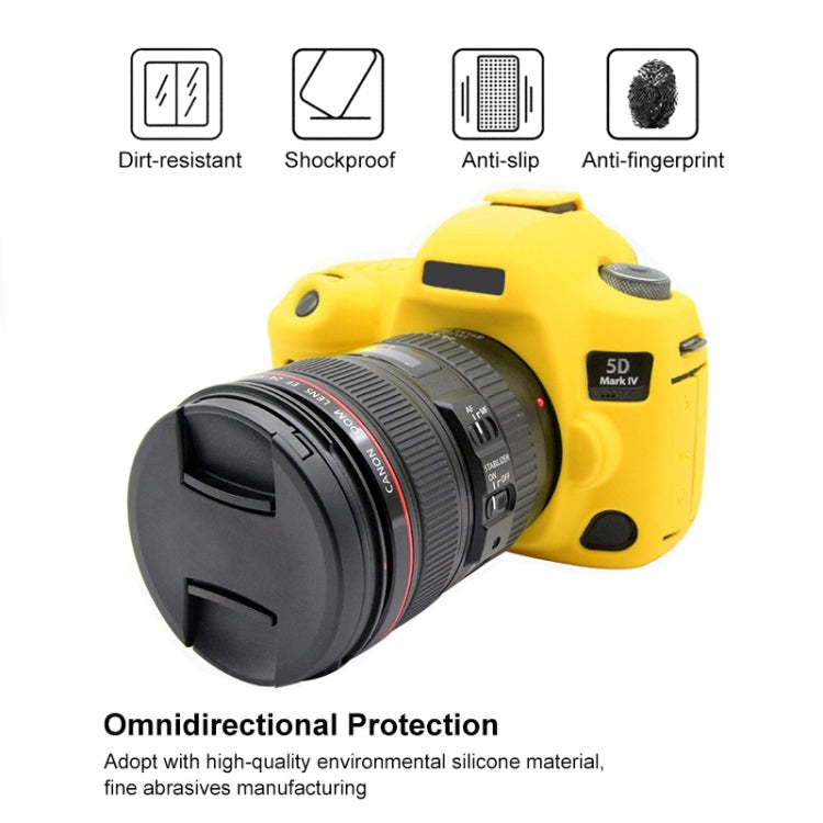 Funda protectora de silicona suave PULUZ para Canon EOS 5D Mark IV, For Canon 5D Mark IV, For Canon 5D4