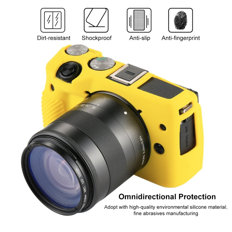 Funda protectora de silicona suave PULUZ para Canon EOS M3, For Canon M3