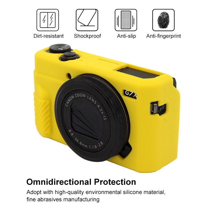 Funda protectora de silicona suave PULUZ para Canon EOS G7 X Mark II, For Canon G7XII, For Canon G7X2