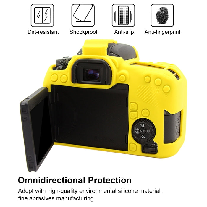 Funda protectora de silicona suave PULUZ para Canon EOS 77D, For Canon 77D