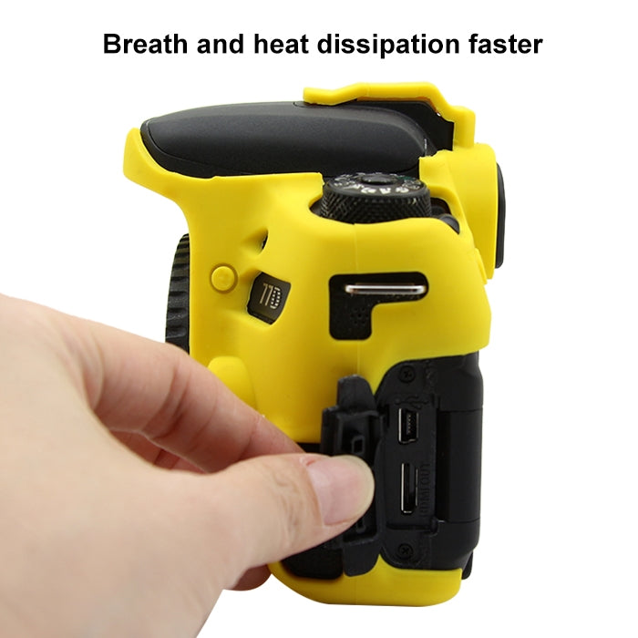 Funda protectora de silicona suave PULUZ para Canon EOS 77D, For Canon 77D