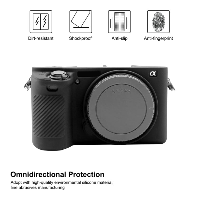Funda protectora de silicona suave PULUZ para Sony ILCE-6500, For Sony ILCE-6500, For Sony A6500
