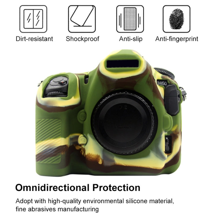 Funda protectora de silicona suave PULUZ para Nikon D850, For Nikon D850