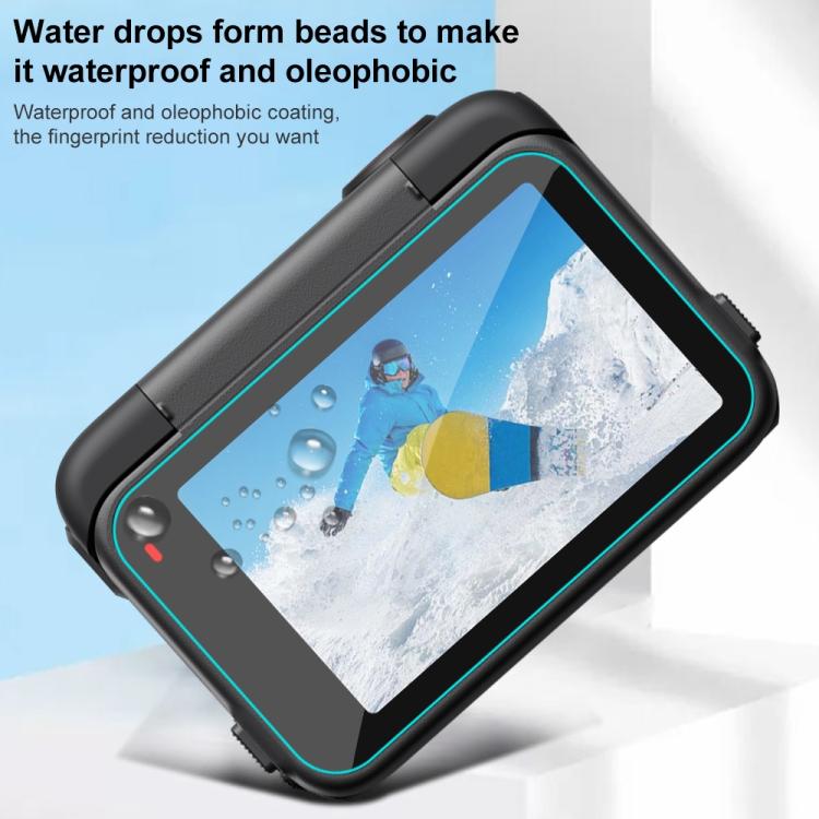 Película de vidrio templado para pantalla frontal y trasera y lente PULUZ 3 en 1 para Insta360 Ace Pro 2, For Insta360 Ace Pro 2
