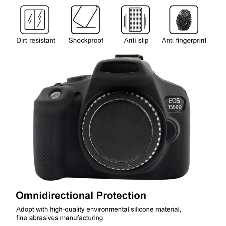 Funda protectora de silicona suave PULUZ para Canon EOS 1300D / 1500D, For Canon 1300D