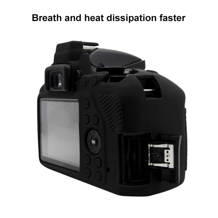 Funda protectora de silicona suave PULUZ para Nikon D3500, For Nikon D3500