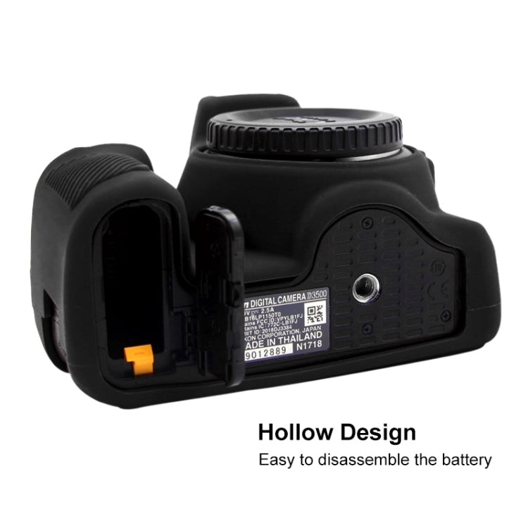 Funda protectora de silicona suave PULUZ para Nikon D3500, For Nikon D3500
