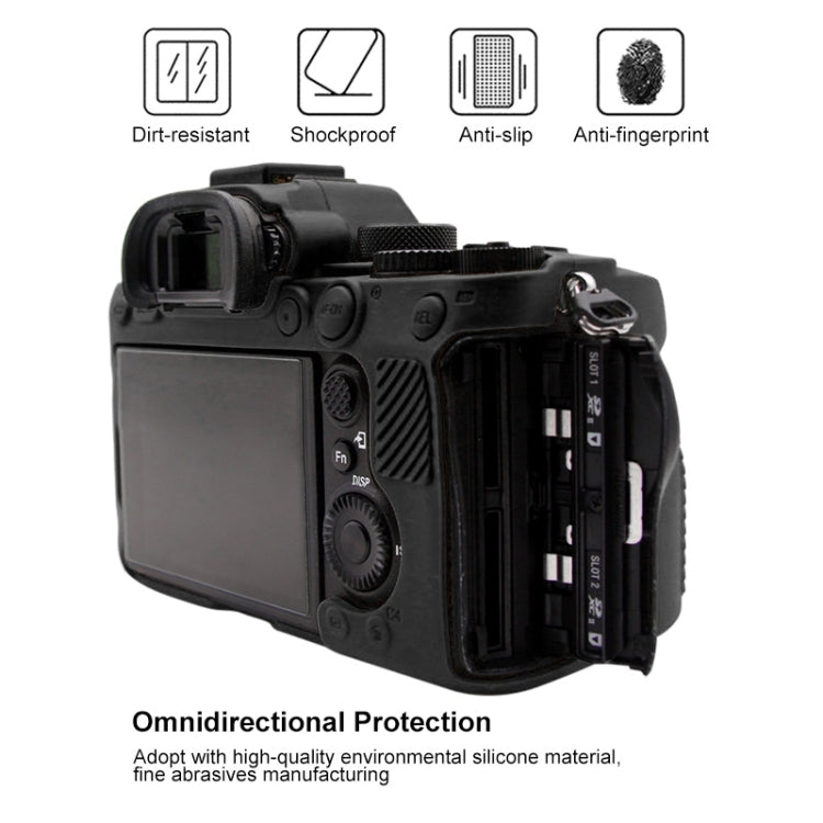 Funda protectora de silicona suave PULUZ para Sony ILCE-9M2/ Alpha 9 II / A92, For Sony ILCE-9M2, Fr Sony ILCE-9M2