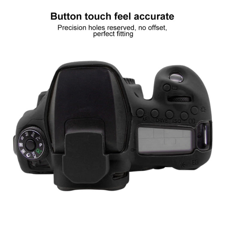 Funda protectora de silicona suave PULUZ para Canon EOS 90D, For Canon EOS 90D