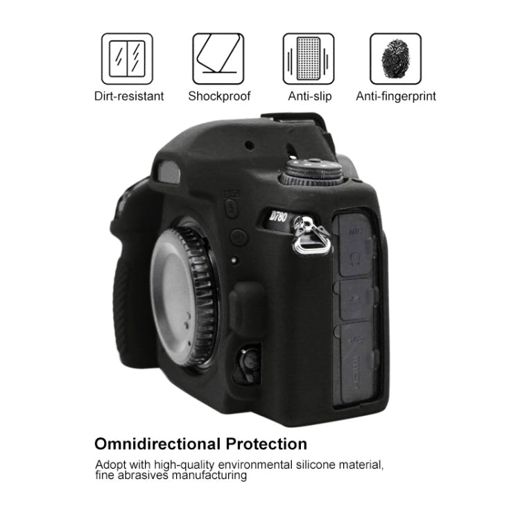 Funda protectora de silicona suave PULUZ para Nikon D780, For Nikon D780