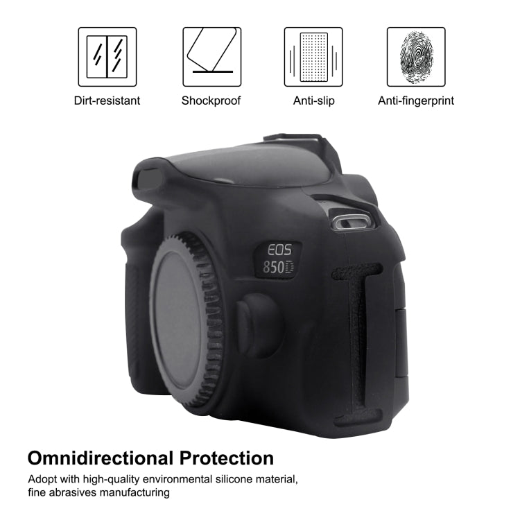 Funda protectora de silicona suave PULUZ para Canon EOS 850D, For Canon EOS 850D