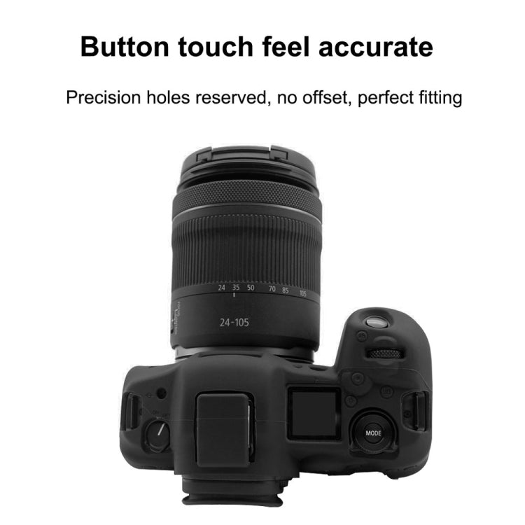 Funda protectora de silicona suave PULUZ para Canon EOS R5, For Canon EOS R5