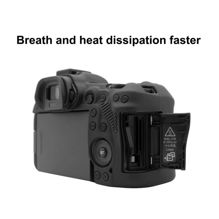 Funda protectora de silicona suave PULUZ para Canon EOS R5, For Canon EOS R5