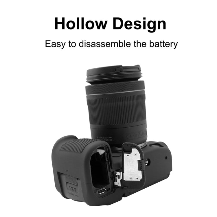 Funda protectora de silicona suave PULUZ para Canon EOS R5, For Canon EOS R5