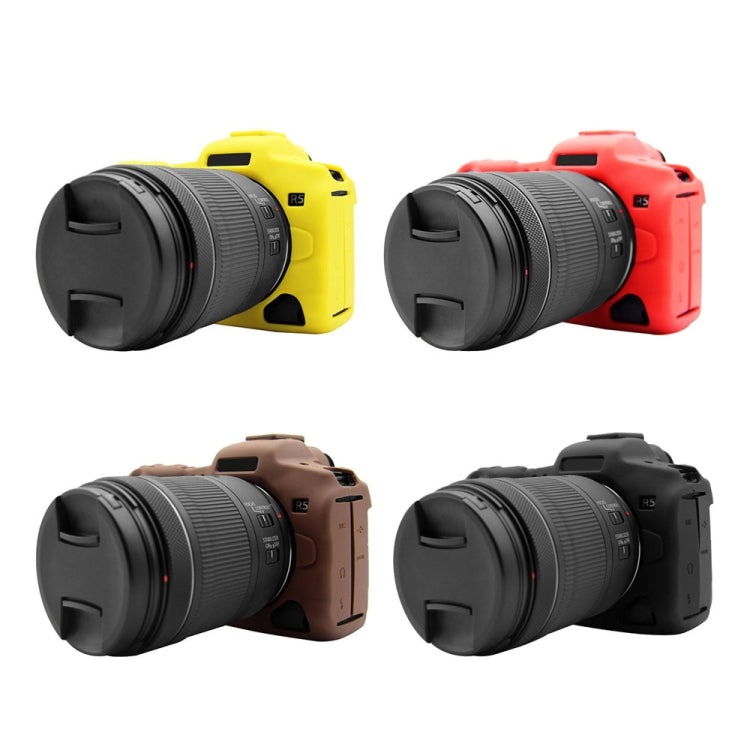 Funda protectora de silicona suave PULUZ para Canon EOS R5, For Canon EOS R5
