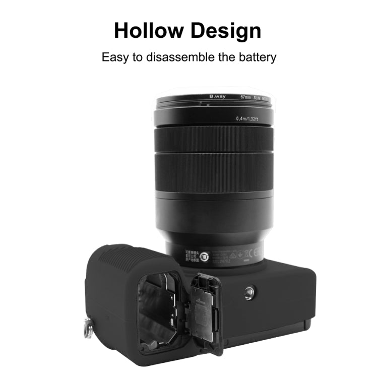 Funda protectora de silicona suave PULUZ para Sony A7C / ILCE-7C, For Sony A7C