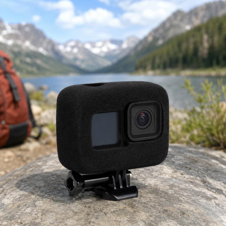 Carcasa de espuma PULUZ para parabrisas GoPro HERO13, color negro