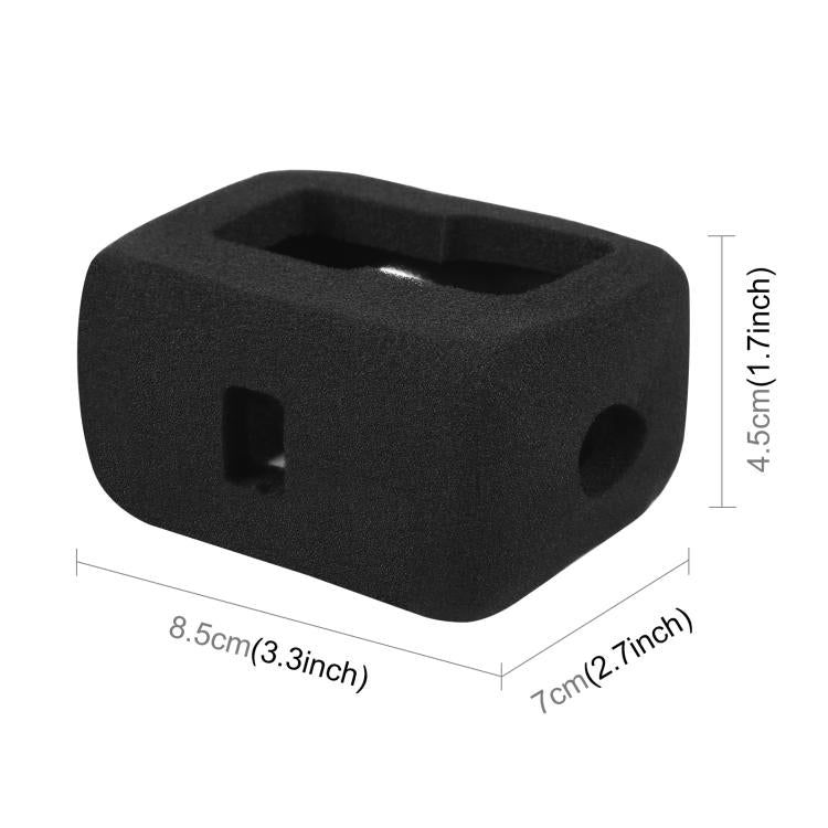 Carcasa de espuma PULUZ para parabrisas GoPro HERO13, color negro