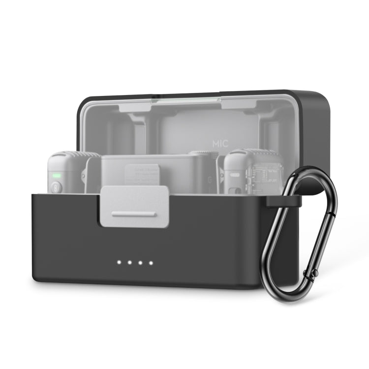 Estuche de carga PULUZ para DJI Mic 2, funda protectora de silicona a prueba de rayones, For DJI Mic 2
