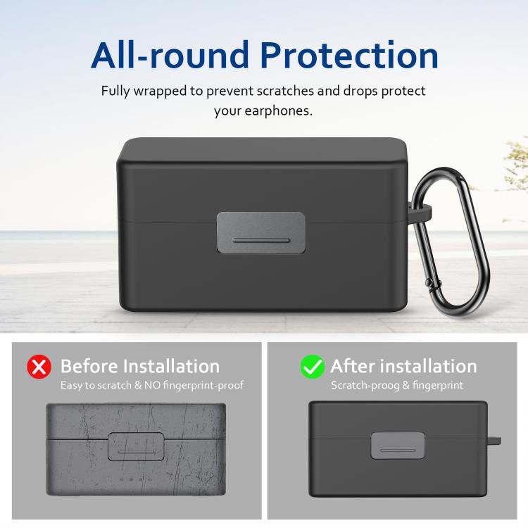 Estuche de carga PULUZ para DJI Mic 2, funda protectora de silicona a prueba de rayones, For DJI Mic 2