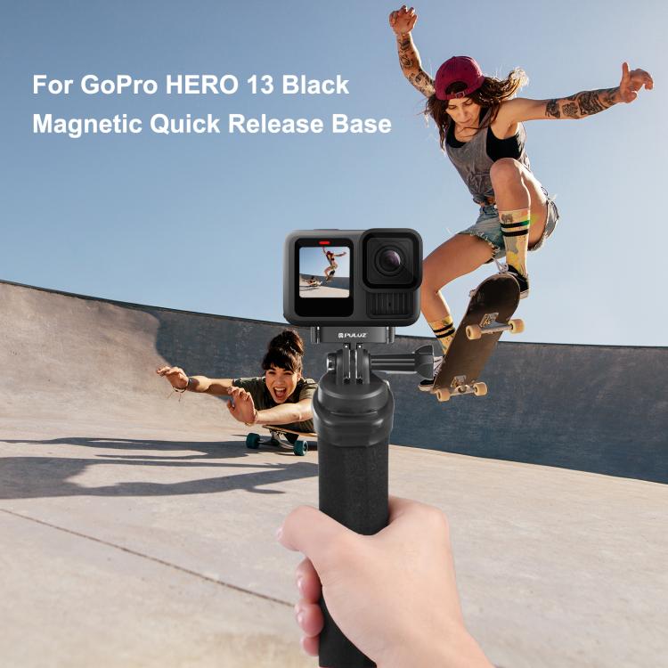 Base metálica de liberación rápida magnética PULUZ para GoPro HERO13 Black, For GoPro HERO13 Black / MAX2