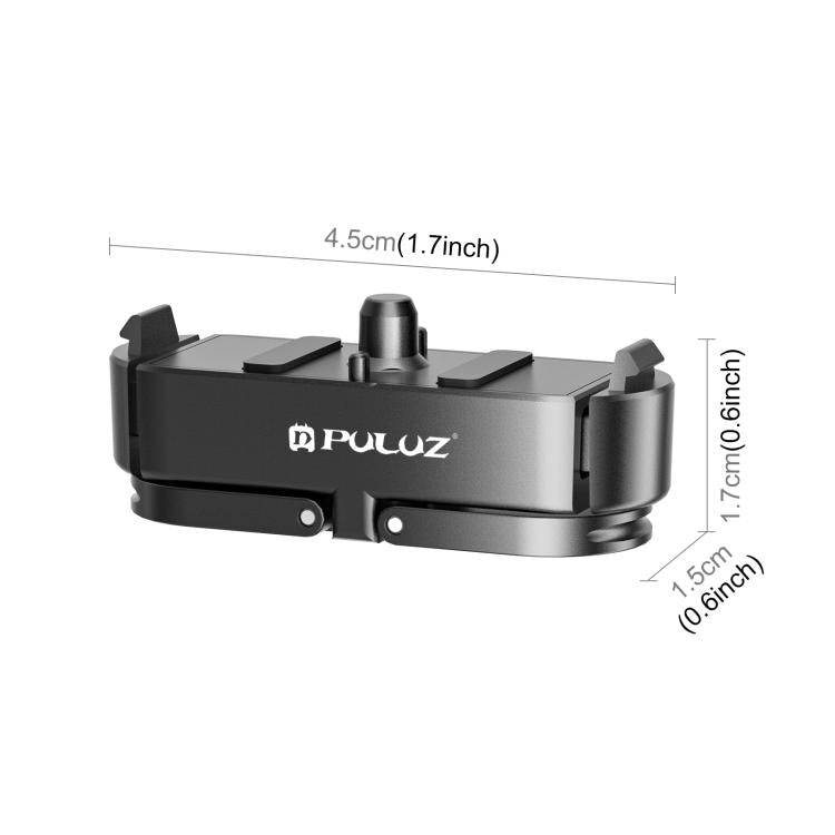 Base metálica de liberación rápida magnética PULUZ para GoPro HERO13 Black, For GoPro HERO13 Black / MAX2