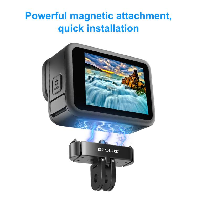 Base metálica de liberación rápida magnética PULUZ para GoPro HERO13 Black, For GoPro HERO13 Black / MAX2