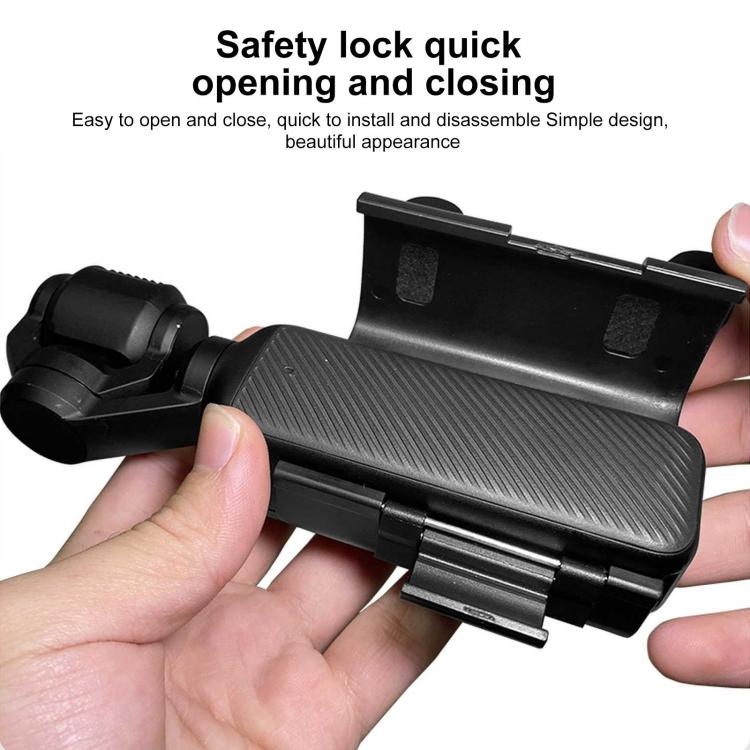 Para DJI OSMO Pocket 3 PULUZ Marco de protección de plástico Expansión Soporte adaptador de zapata fría, Plastic Protection Frame