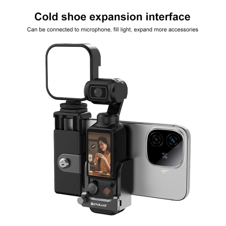 Abrazadera adaptadora para teléfono con marco protector de expansión para DJI OSMO Pocket 3 PULUZ, Phone Clamp Frame