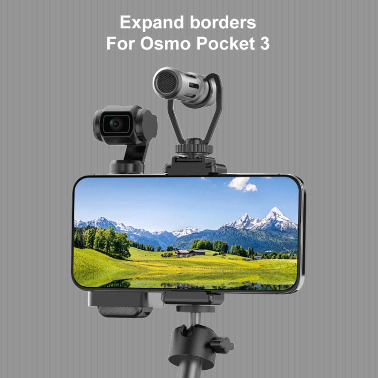 Abrazadera adaptadora para teléfono con marco protector de expansión para DJI OSMO Pocket 3 PULUZ, Phone Clamp Frame