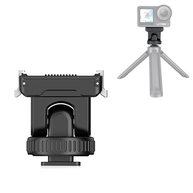 Adaptador de base de liberación rápida para zapata fría PULUZ para DJI Osmo Action 5 Pro/4/3, For DJI Osmo Action 5 Pro / 4 / 3