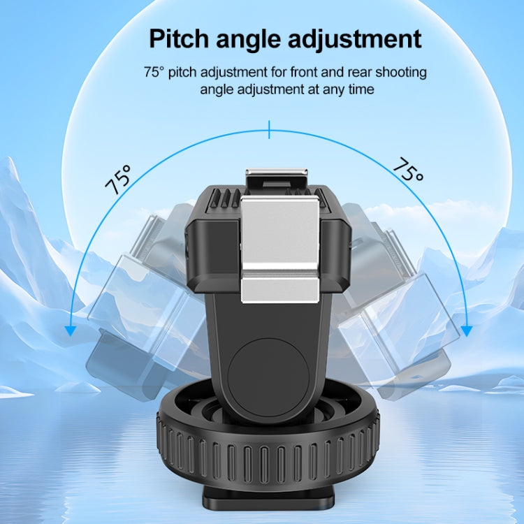 Adaptador de base de liberación rápida para zapata fría PULUZ para DJI Osmo Action 5 Pro/4/3, For DJI Osmo Action 5 Pro / 4 / 3