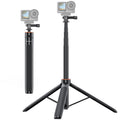 Trípode para selfies con cámara de acción PULUZ de 1,3 m, soporte para transmisión en vivo de vlogs, 1.4m Action Camera Tripod