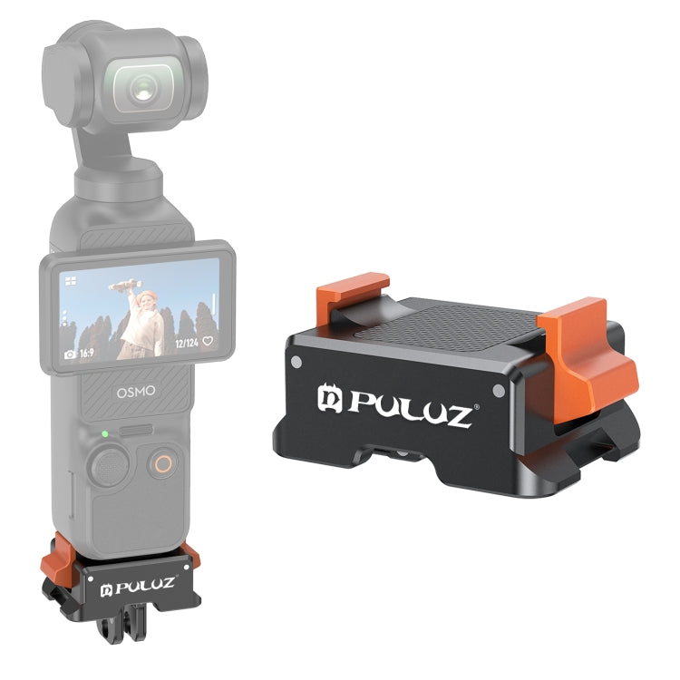 Adaptador de montaje de liberación rápida para base de carga tipo C PULUZ para DJI Osmo Pocket 3, Quick Release Mount