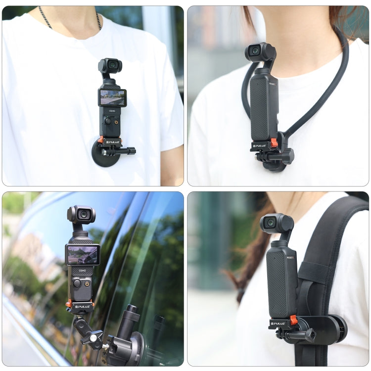 Adaptador de montaje de liberación rápida para base de carga tipo C PULUZ para DJI Osmo Pocket 3, Quick Release Mount