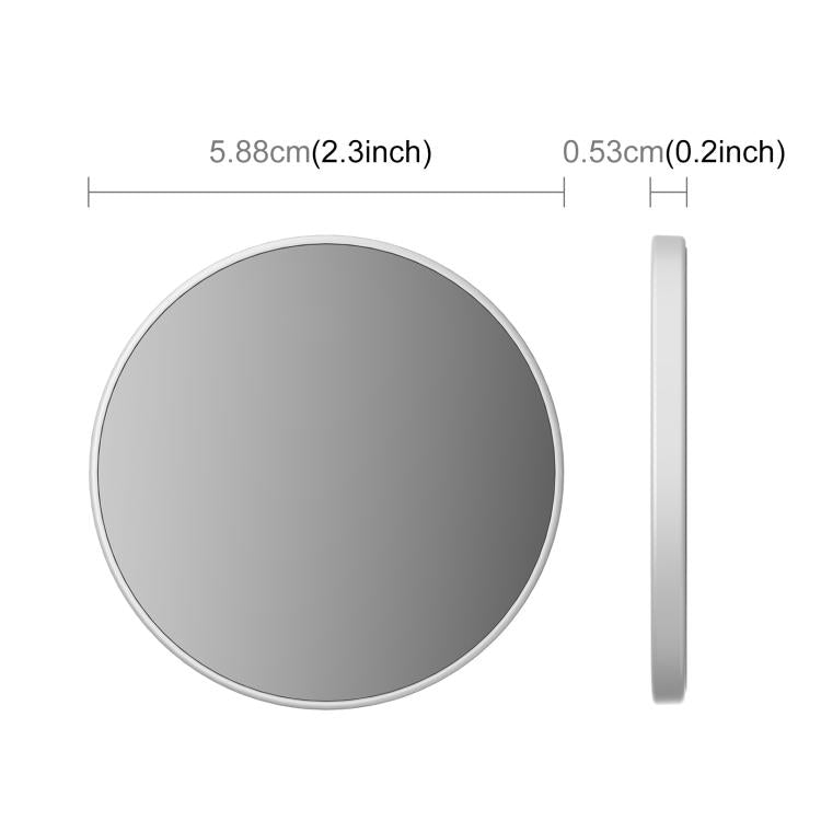 Espejo de maquillaje magnético MagSafe para teléfono móvil, cámara trasera, espejo para selfies y video