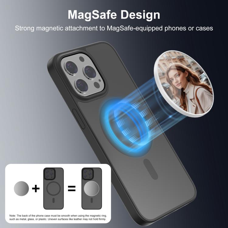Espejo de maquillaje magnético MagSafe para teléfono móvil, cámara trasera, espejo para selfies y video