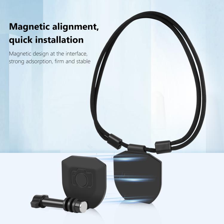 Soporte magnético para cuello para cámara de acción PULUZ Correa para el cuello para Vlog POV