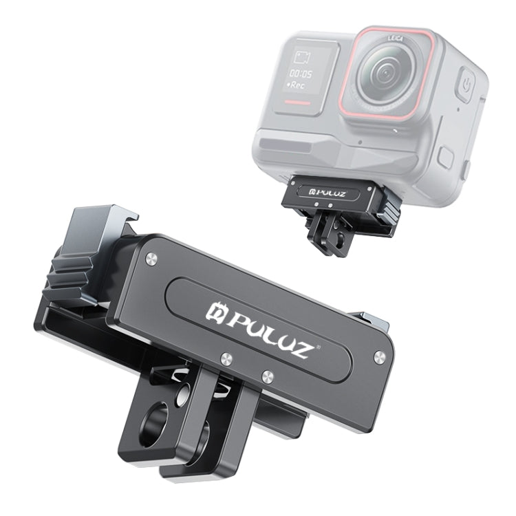 Base metálica de liberación rápida magnética PULUZ para DJI Osmo Action 5 Pro, For DJI Osmo Action 5 Pro