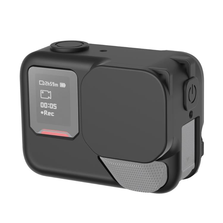 Funda protectora de silicona PULUZ para Insta360 Ace Pro 2 con tapa de lente y correa, For Insta360 Ace Pro 2 Silicone Case