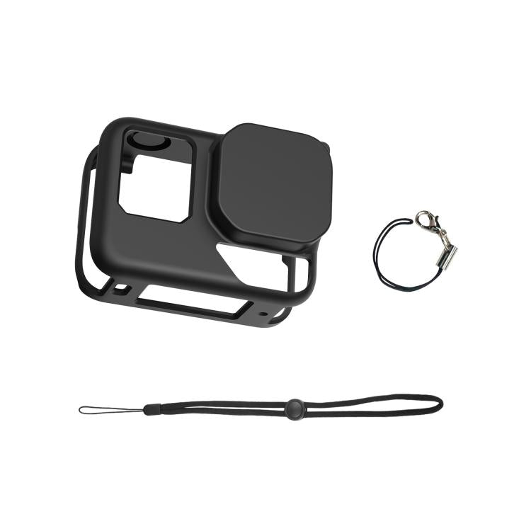 Funda protectora de silicona PULUZ para Insta360 Ace Pro 2 con tapa de lente y correa, For Insta360 Ace Pro 2 Silicone Case