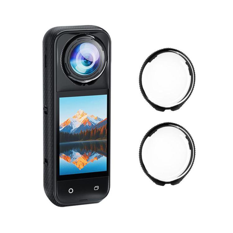 Cubierta protectora de cristal templado óptico giratorio PULUZ para Insta360 X5, Rotating Glass Lens Guard