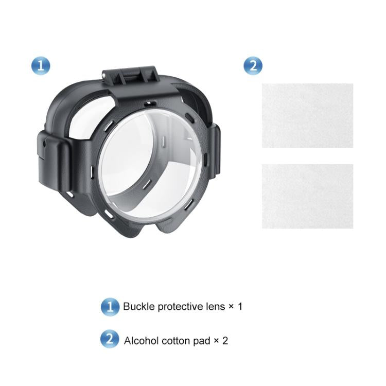 Tapa protectora de cristal templado óptico PULUZ para Insta360 X5, For Insta360 X5