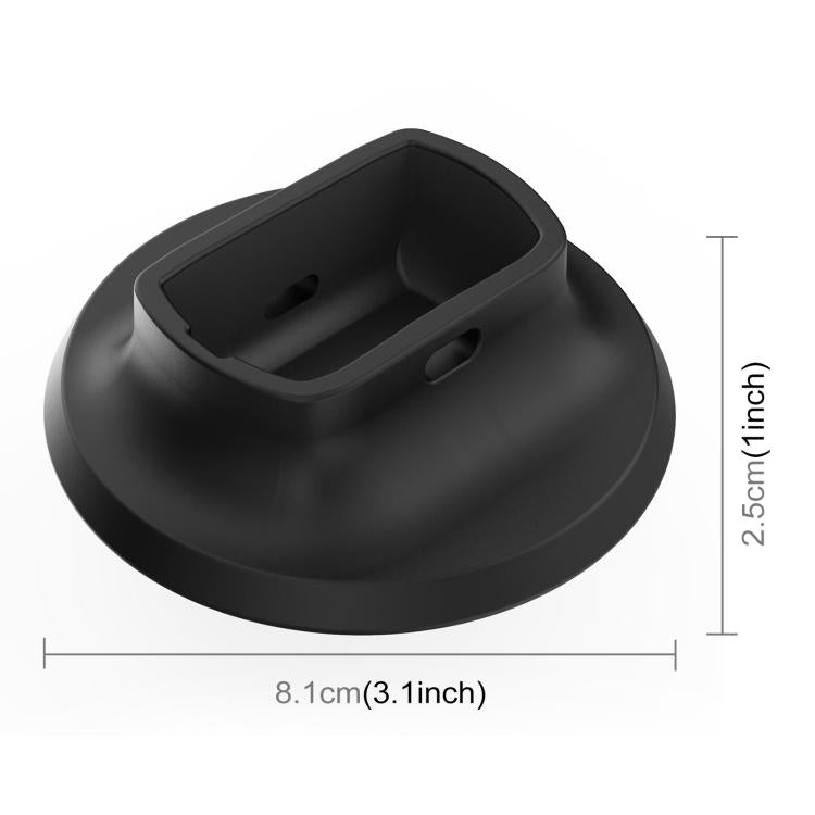 Soporte de base adhesiva de escritorio de silicona PULUZ para Insta360 X5, Silicone Dock Base