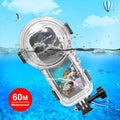 Estuche de buceo sellado e impermeable PULUZ de 60 m para Insta360 X5, Waterproof Diving Case