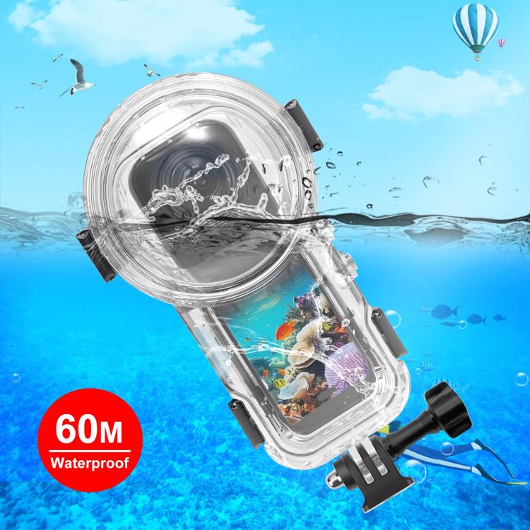 Estuche de buceo sellado e impermeable PULUZ de 60 m para Insta360 X5, Waterproof Diving Case