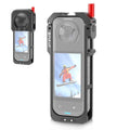 Carcasa protectora metálica PULUZ para Insta360 X5 con tapa para lente., Metal Protective Cage